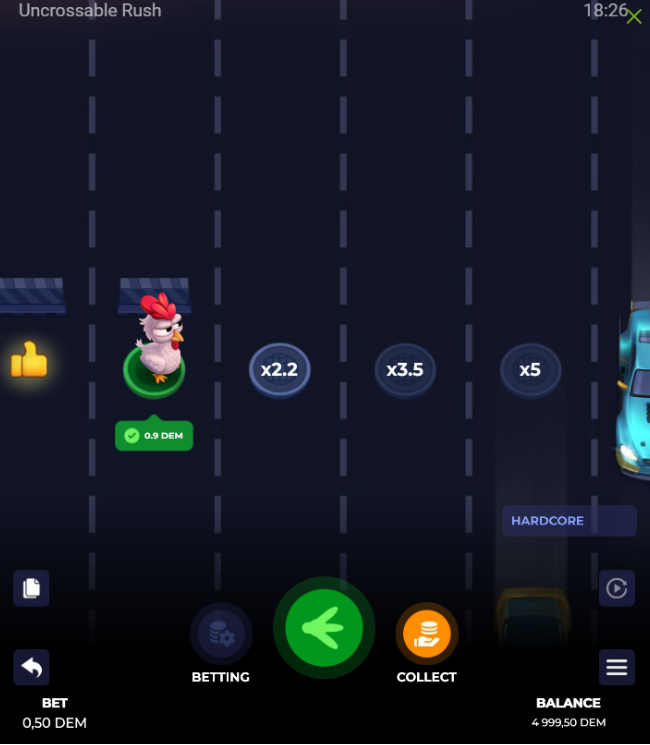Uncrossable Rush gameplay
